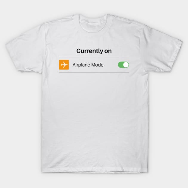 M/M AIRPLANE MODE T-Shirt by MINT/MADE